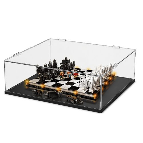 Caja encastrable de acrílico para LEGO®  Hogwarts™ Wizard’s Chess 76392